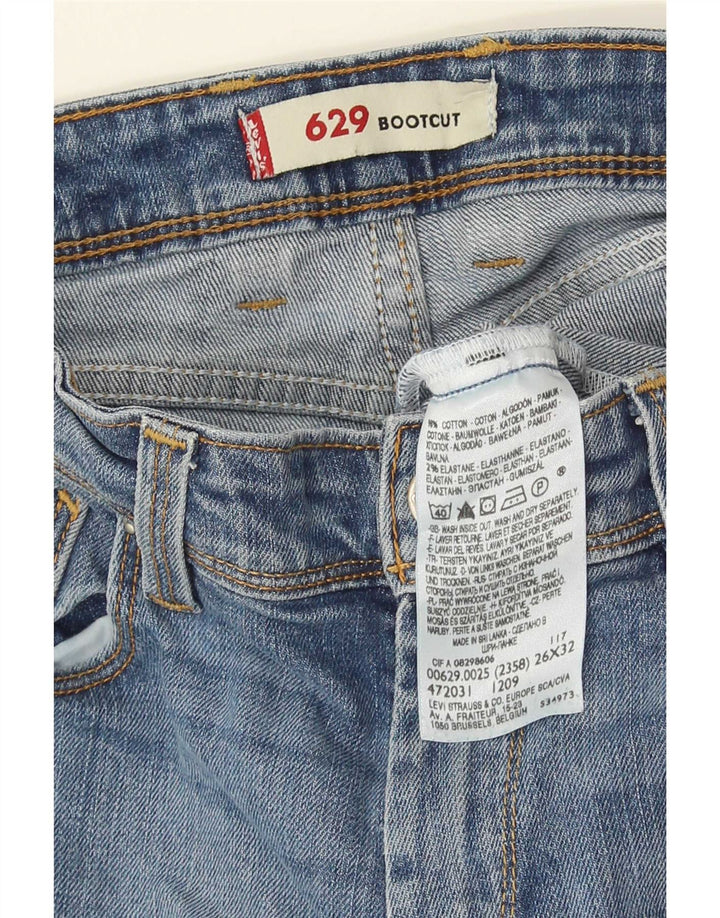 Levi's Jean Bootcut 629 Femme Bleu W26 L32 Coton