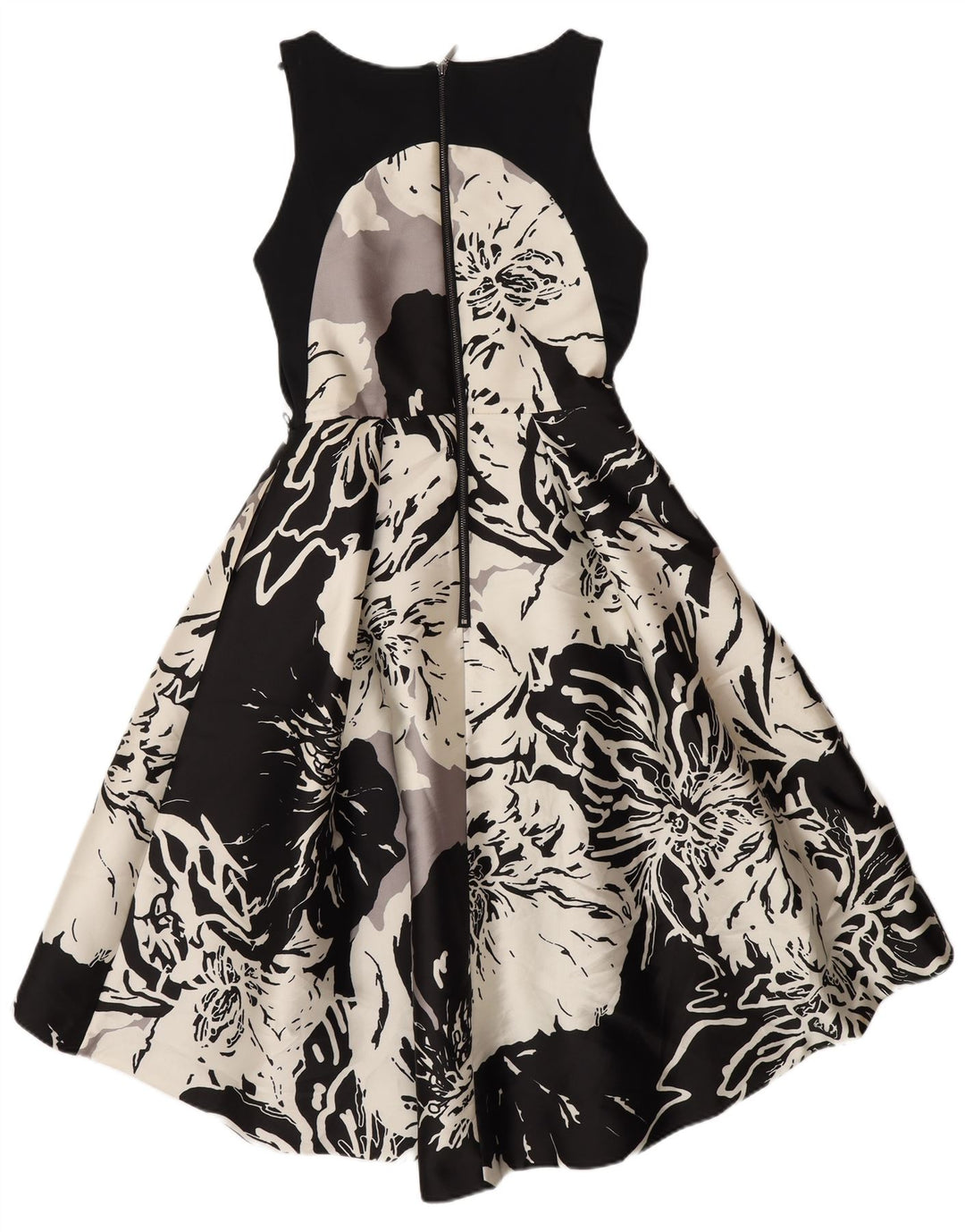 Coast Robe trapèze pour femme UK 8 Petit Noir Floral Polyester