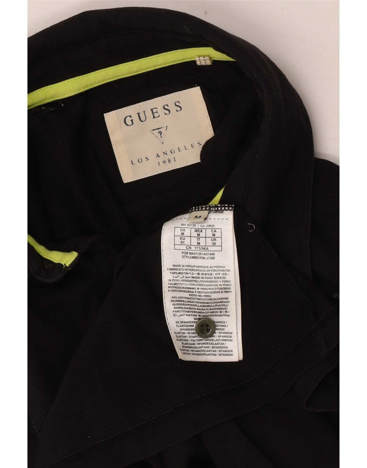 Guess Polo Graphique Homme Noir Moyen Coton