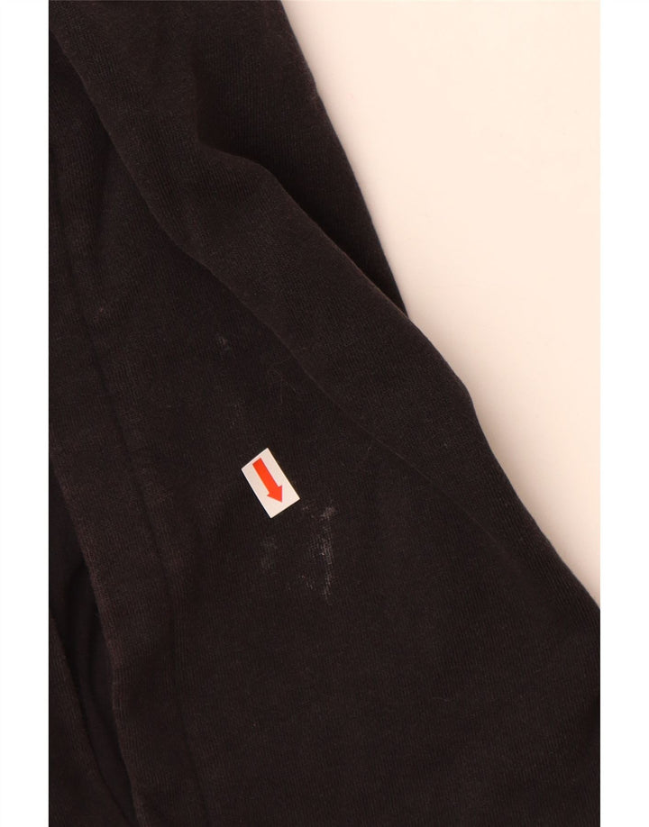 DESIGUAL Pull à capuche graphique Mickey Mouse pour femme UK 14 Noir moyen