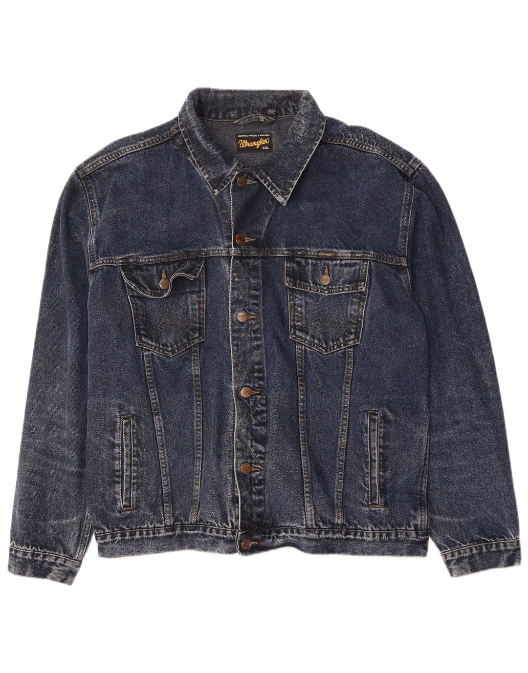 WRANGLER Veste en Jean Homme UK 44 2XL Bleu Coton