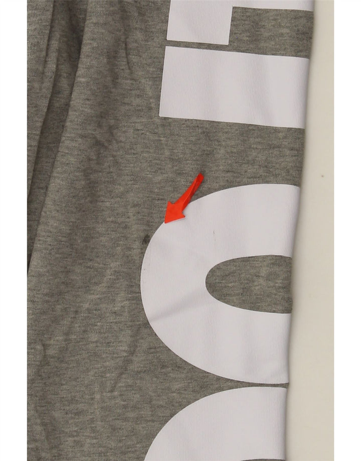 Nike Leggings graphiques pour femmes UK 12 coton gris moyen