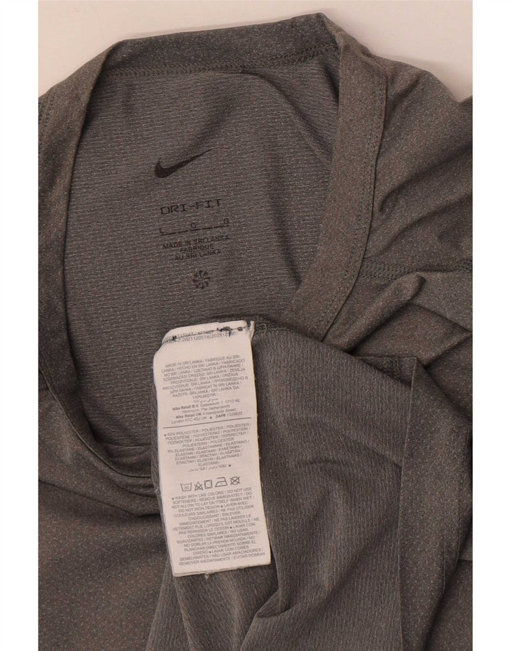 Nike Hommes Dri Fit T-Shirt Haut Large Gris Polyester