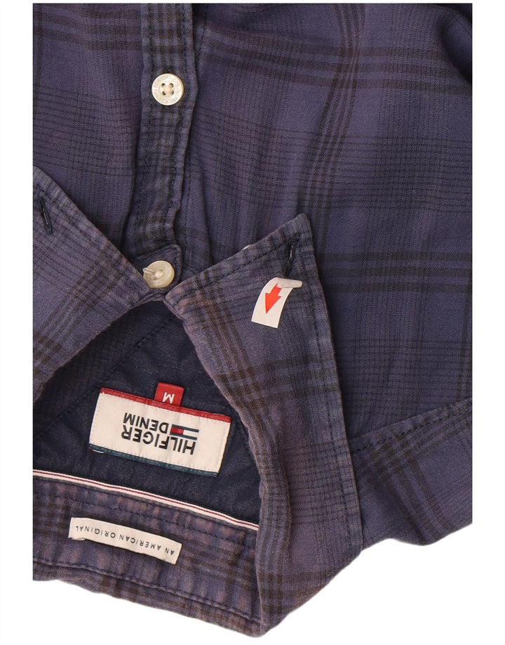 Tommy Hilfiger Chemise Homme Bleu Marine Moyen Carreaux Coton