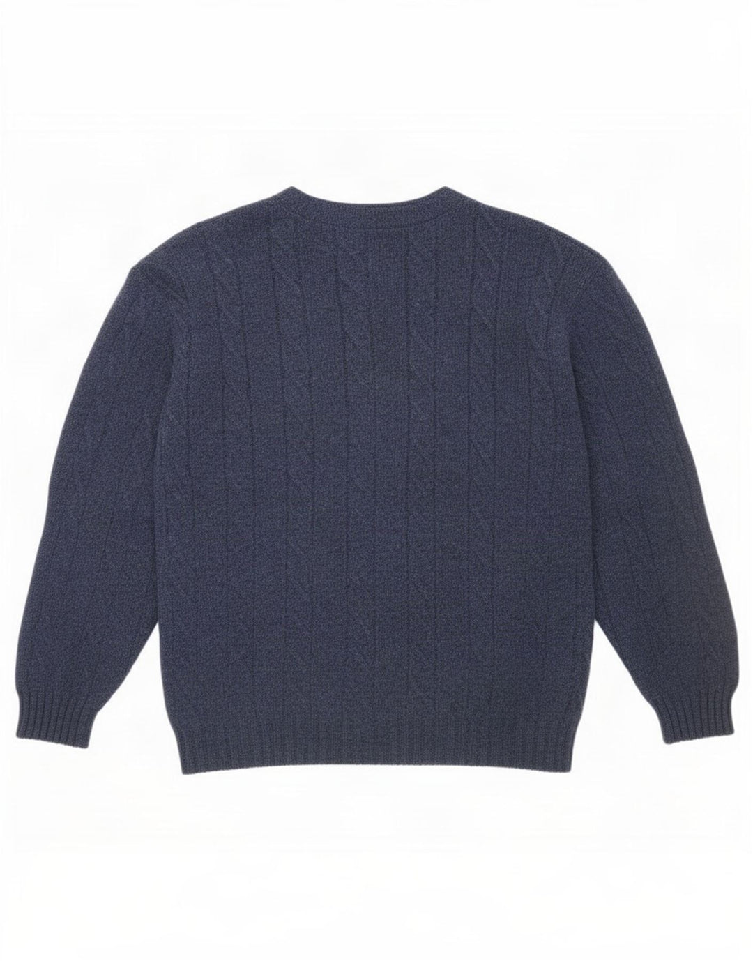 Burlington Pull Cardigan Homme IT 48 Laine Bleu Marine Moyen