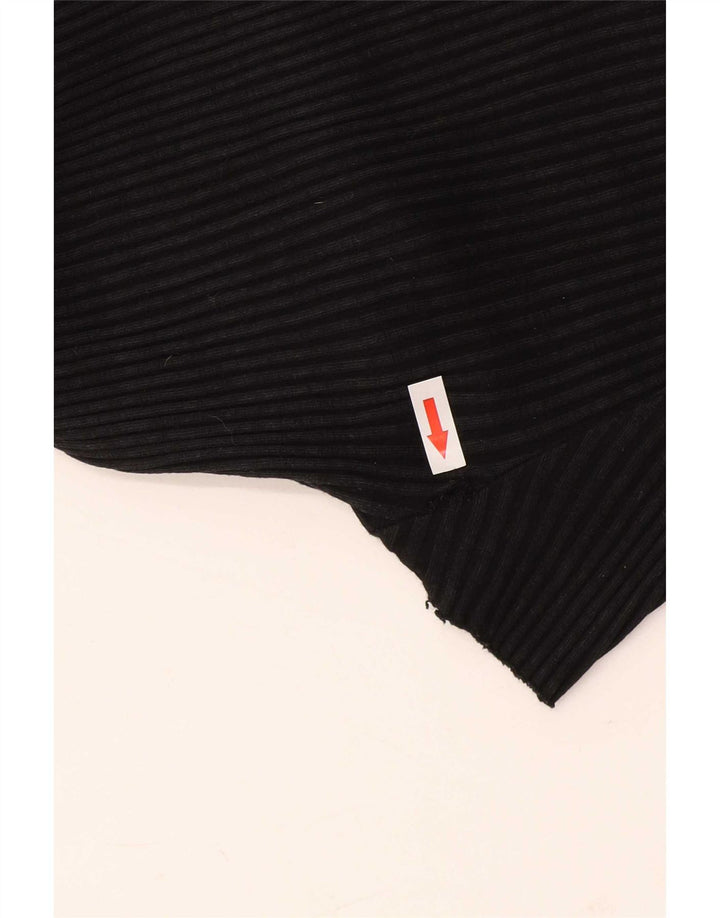 Zara Body à manches courtes pour femme UK 16 Grand coton noir