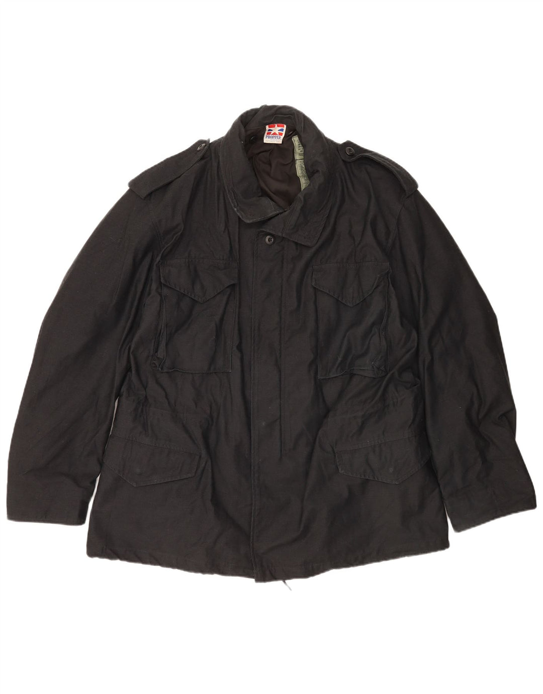 Propper Veste militaire pour homme UK 40 Large Noir Nylon
