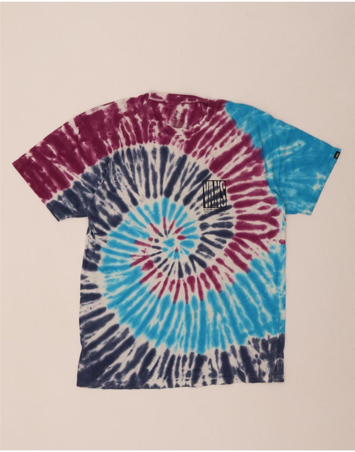 VANS T-shirt graphique pour homme en coton tie-dye multicolore moyen