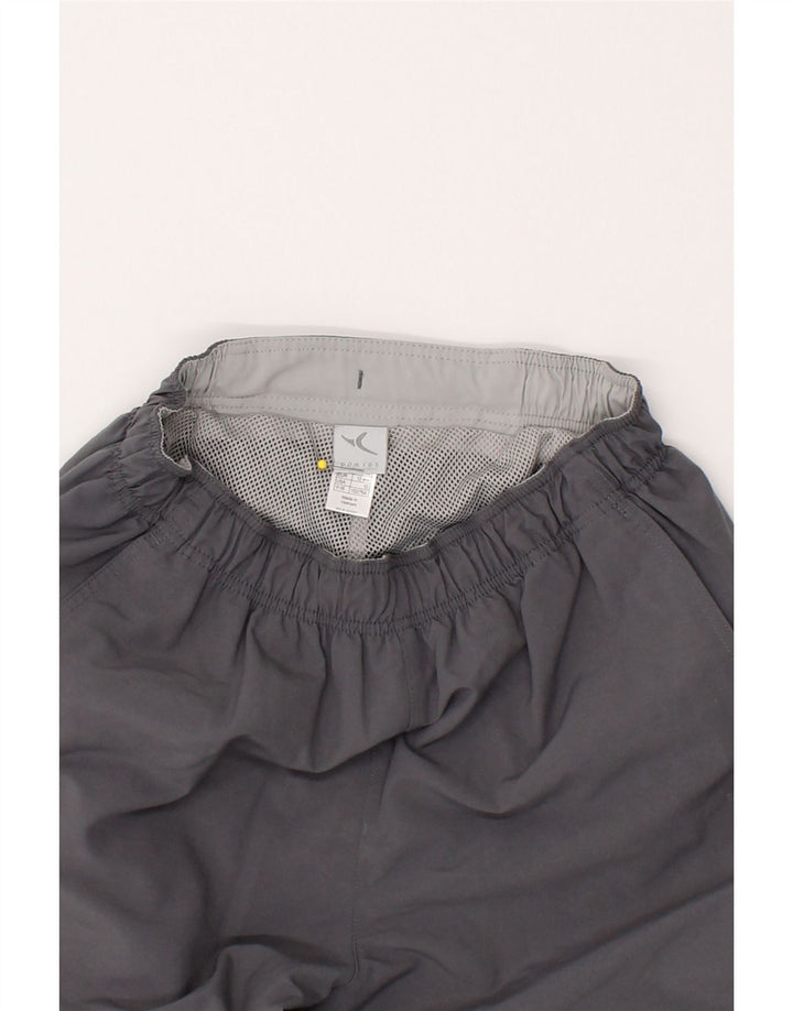 VINTAGE Boys Tracksuit Trousers 11-12 Years Grey Polyester Vintage Vintage and Second-Hand Vintage from Messina Hembry 