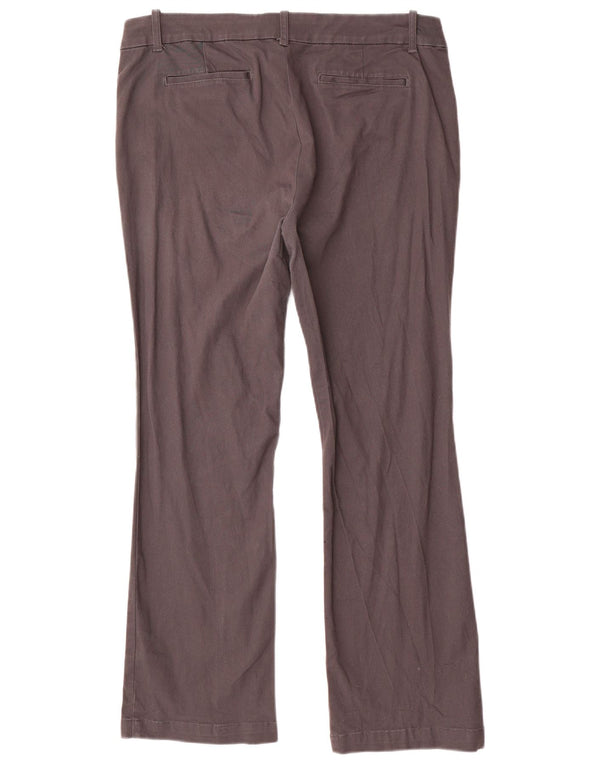 Dockers Pantalon décontracté bootcut pour femme UK 12 Large W36 L29 Gris Coton