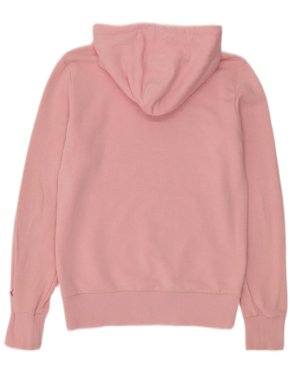 Puma Pull à capuche graphique pour femme UK 12 Rose moyen