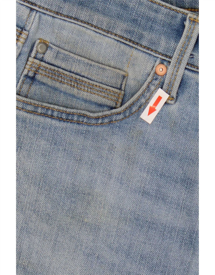 Jack & Jones Short en jean pour homme Small W29 Bleu Coton