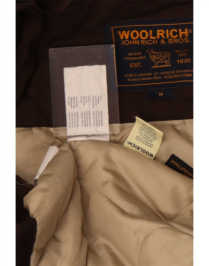 Woolrich Parka à capuche pour femme UK 44 Marron moyen Polyester