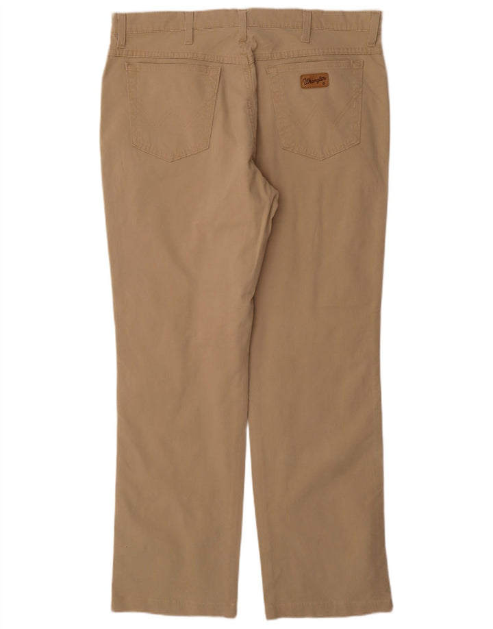 WRANGLER Pantalon décontracté Texas pour homme W38 L32 Beige Coton
