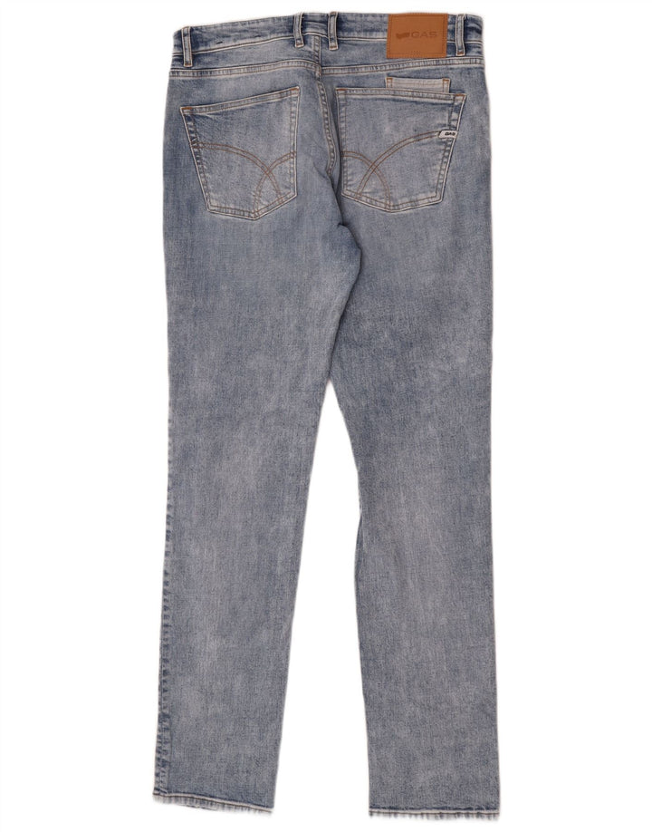 Gas Jean Slim Homme W33 L32 Bleu Coton