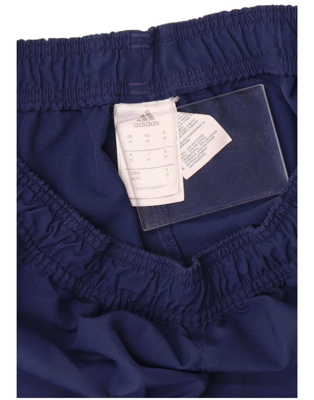 ADIDAS Short de sport homme bleu marine moyen polyester