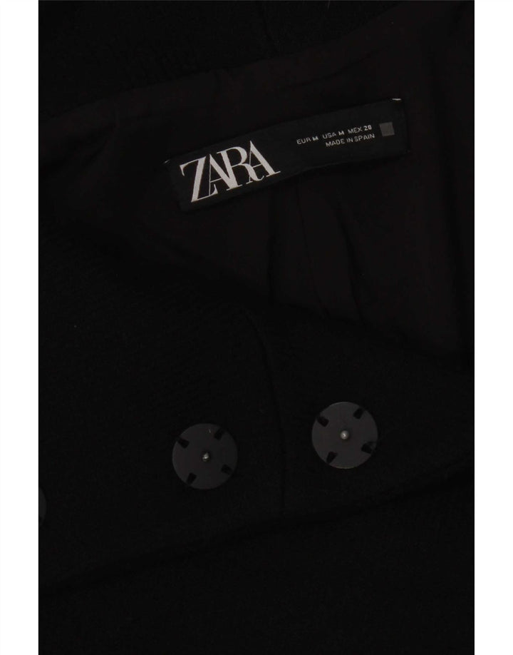 Zara Manteau surdimensionné pour femme UK 14 Noir moyen