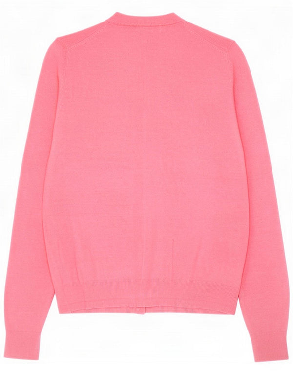 Marks & Spencer Cardigan pour femme UK 12 Viscose rose moyen
