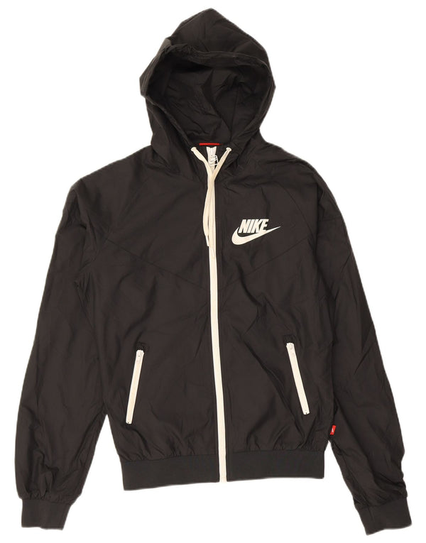 NIKE Veste de survêtement à capuche pour homme Petit Noir Polyester