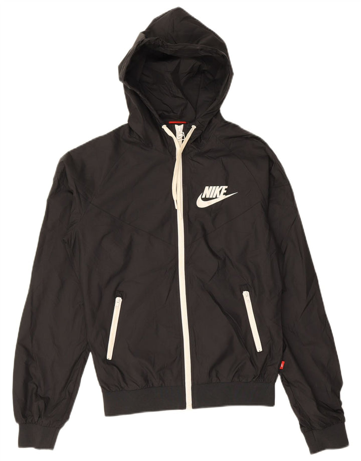 NIKE Veste de survêtement à capuche pour homme Petit Noir Polyester