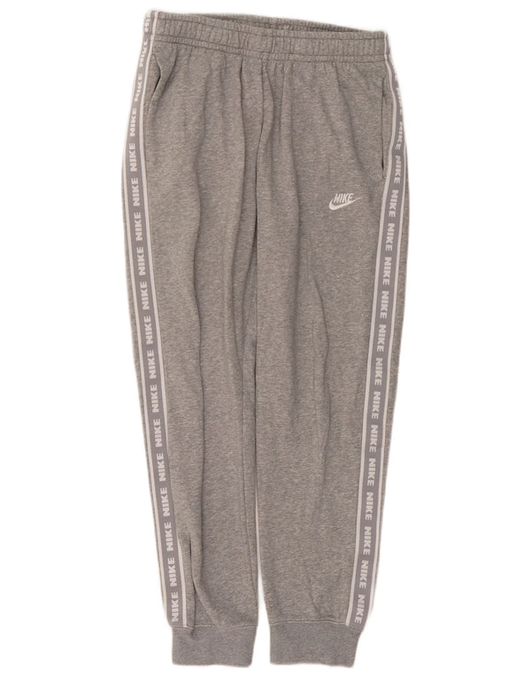 Nike Pantalon de survêtement graphique en coton moucheté gris moyen |