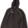 Adidas Veste de Pluie à Capuche Garçon 9-10 Ans Nylon Noir