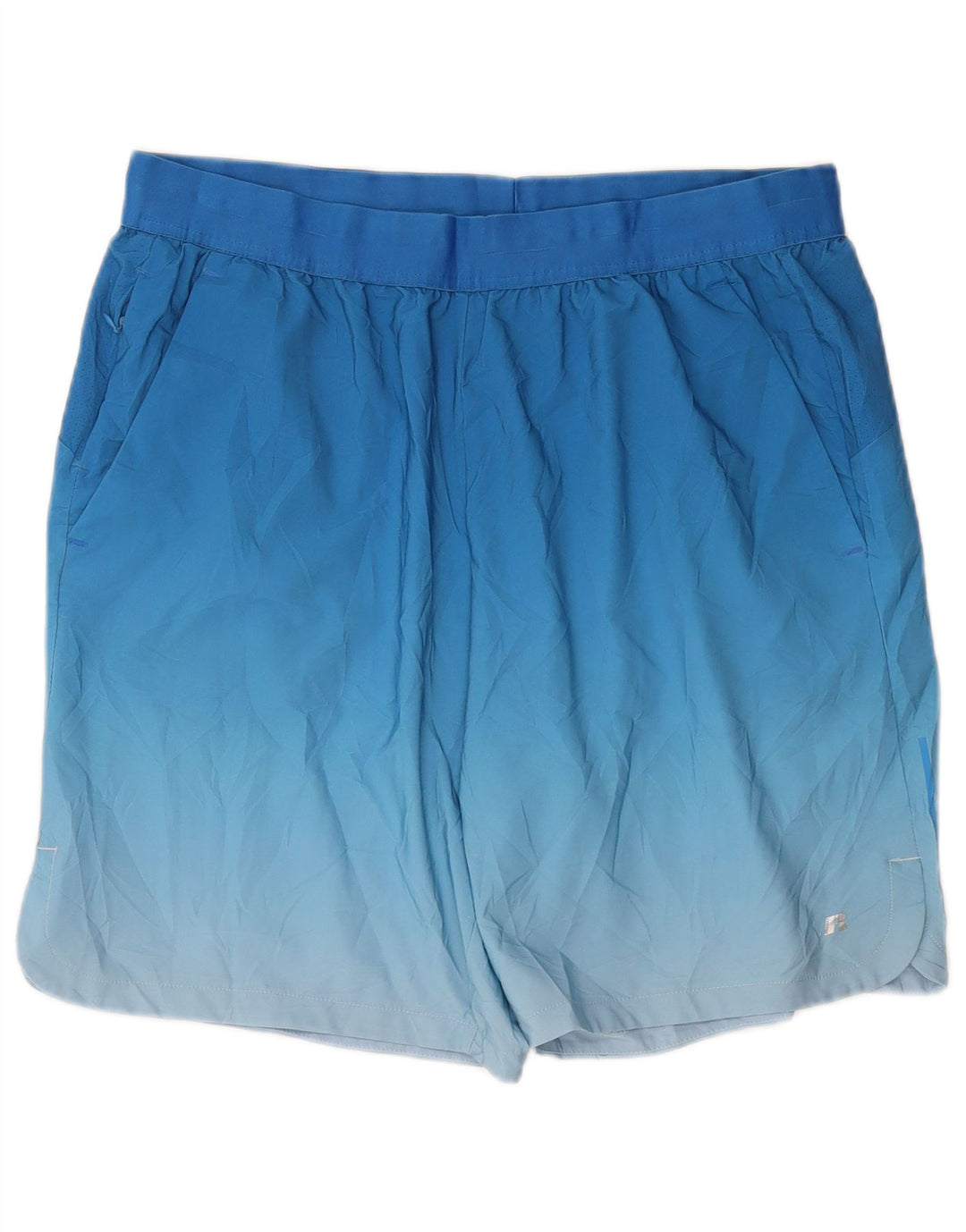 Russell Athletic Short de bain pour homme en polyester bleu Taille L