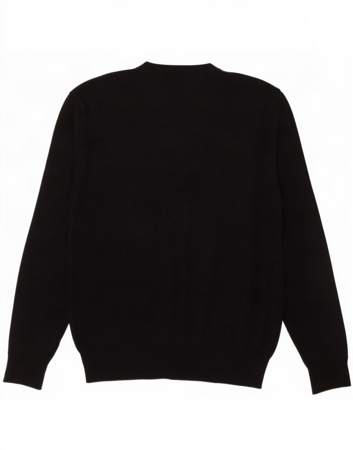 Paul Smith Pull à col rond pour homme en coton noir Large