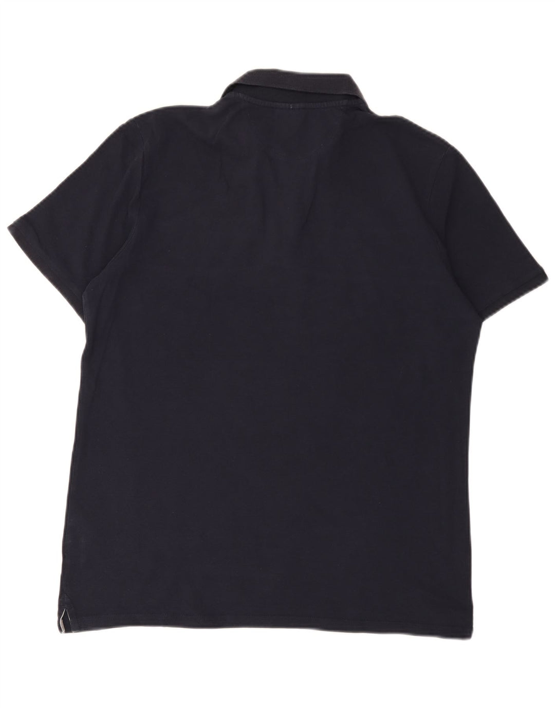 Champion Polo Homme Large Bleu Marine Rayé Coton