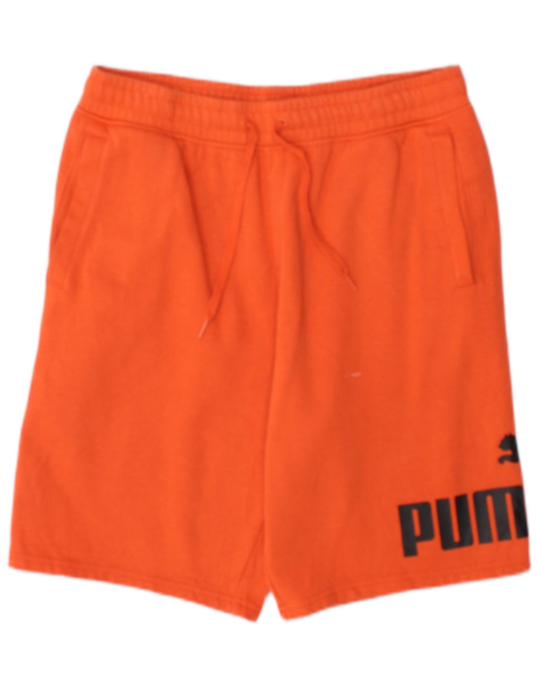 Puma Short Graphic Sport Homme Orange Moyen Coton