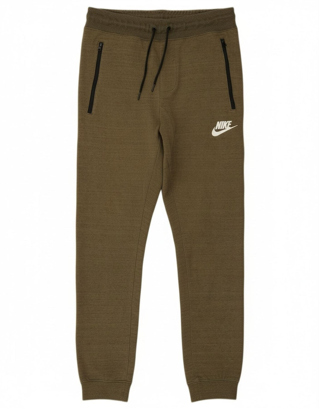 Nike Pantalon de survêtement pour homme en coton kaki Taille S