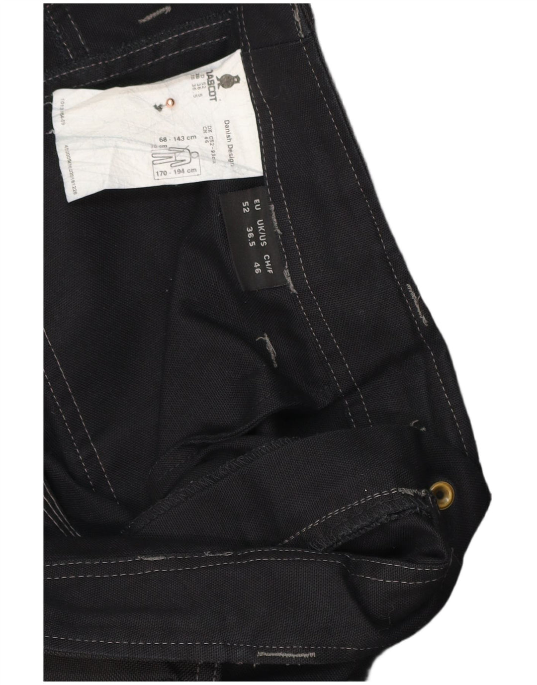 Mascot Pantalon Cargo Droit Homme W36.5 L30 Noir Polyester