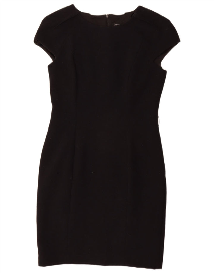 Zara Robe moulante pour femme UK 18 XL Noir Polyester