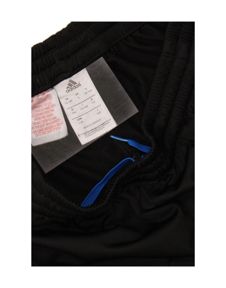 ADIDAS Boys Tracksuit Trousers 13-14 Years  Navy Blue Vintage Adidas and Second-Hand Adidas from Messina Hembry 