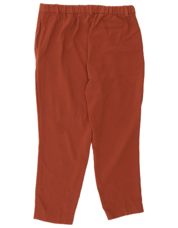 Marks & Spencer Pantalon court pour femme UK 14 Large W32 L25 Marron