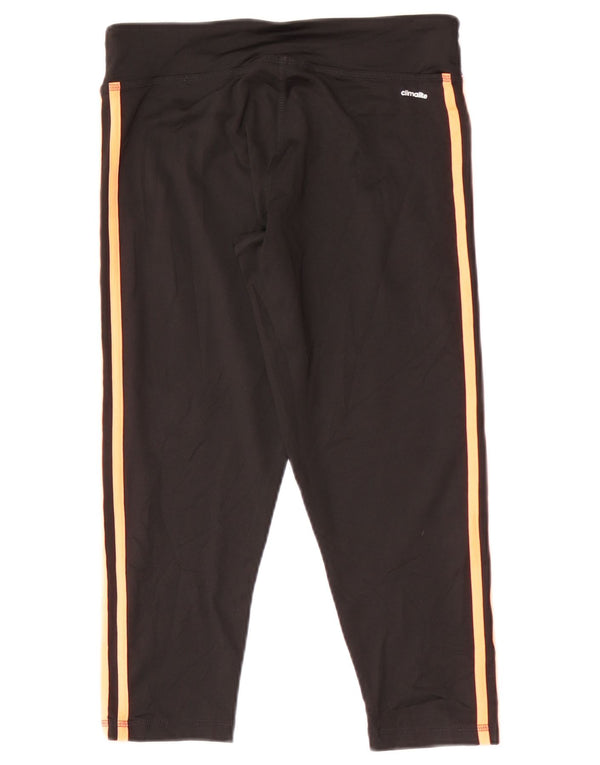 Adidas Leggings Capri pour femme UK 12 Medium Noir Sports