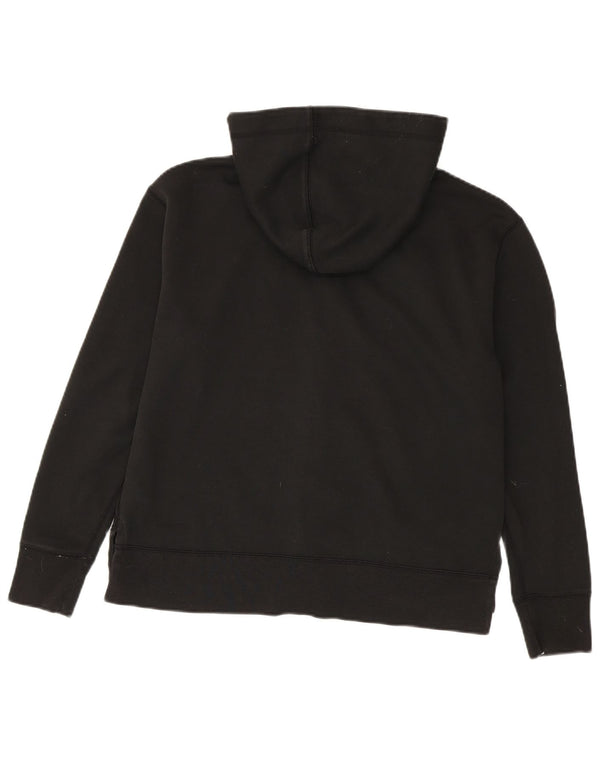Polo Ralph Lauren Pull à capuche zippé pour femme UK 14 Polyester noir moyen