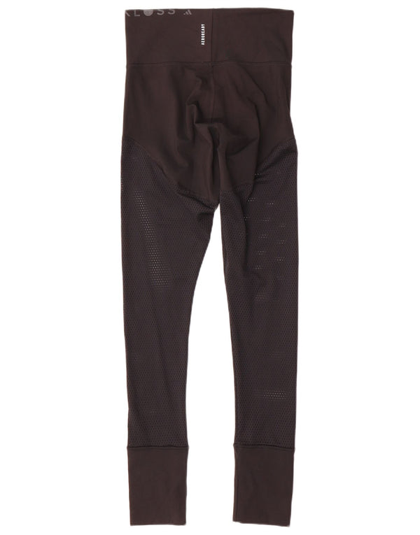 Adidas Legging graphique pour femme UK 8/10 Petit Noir