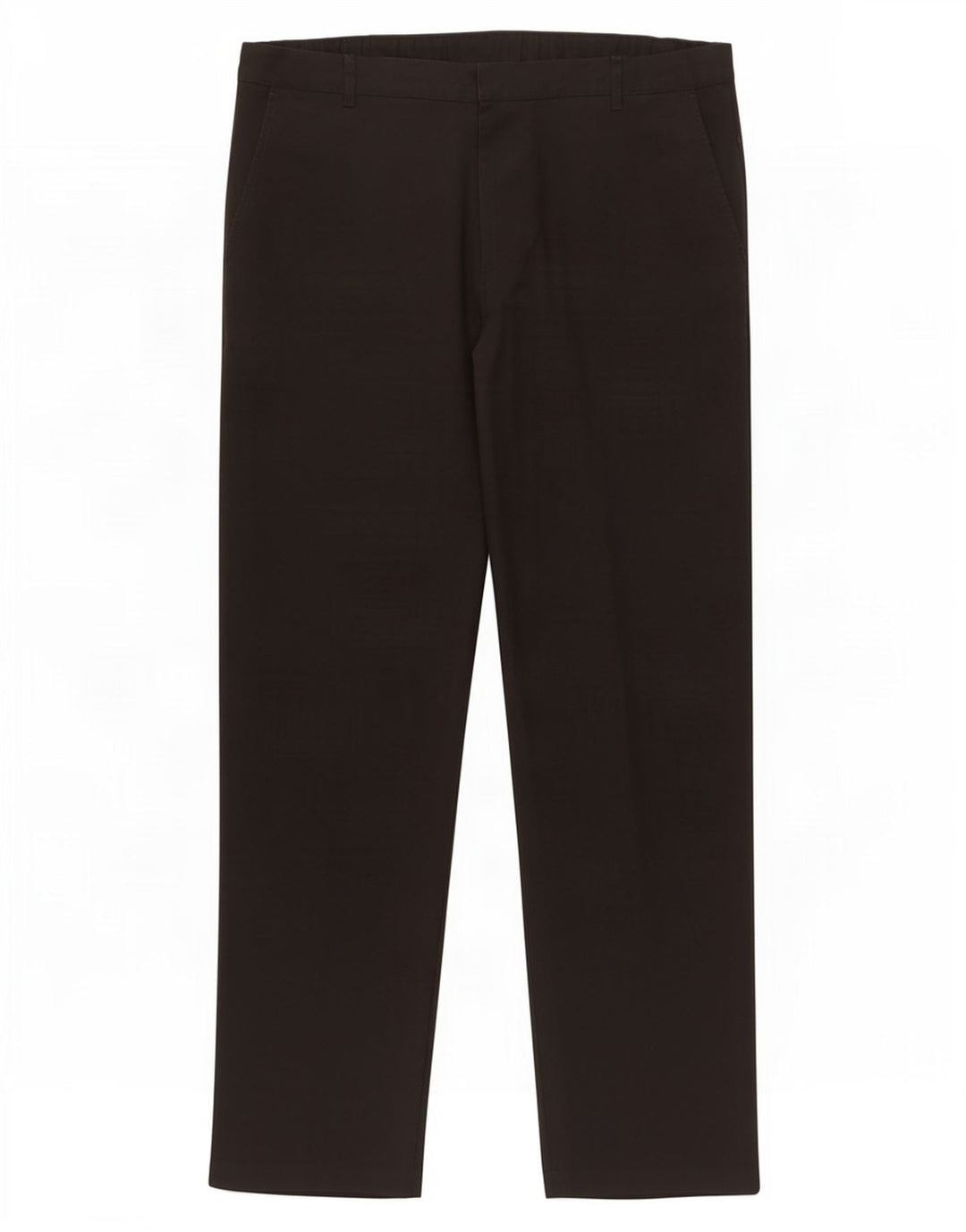 Marks & Spencer Pantalon de costume droit pour homme W36 L30 Noir Polyester