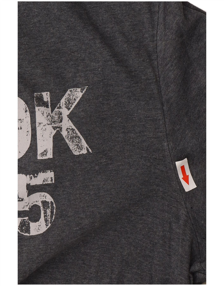 Reebok T-Shirt Graphique Homme Grand Gris