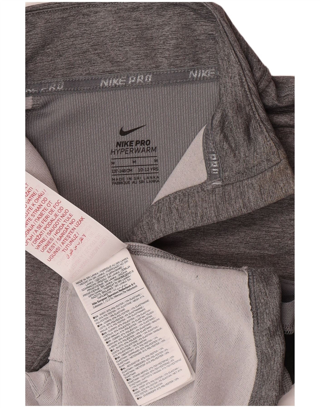 Haut de survêtement Nike pour fille 10-11 ans Gris moyen colour block