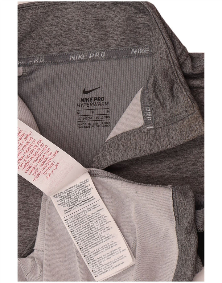 Haut de survêtement Nike pour fille 10-11 ans Gris moyen colour block