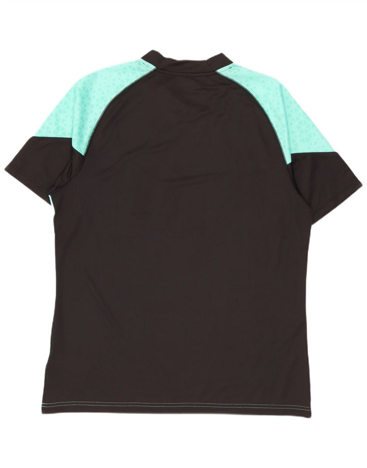 Puma T-Shirt Homme Top Large Turquoise Géométrique Polyester