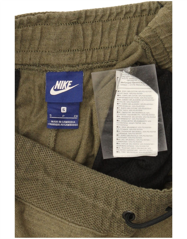 Nike Pantalon de survêtement pour homme en coton kaki Taille S