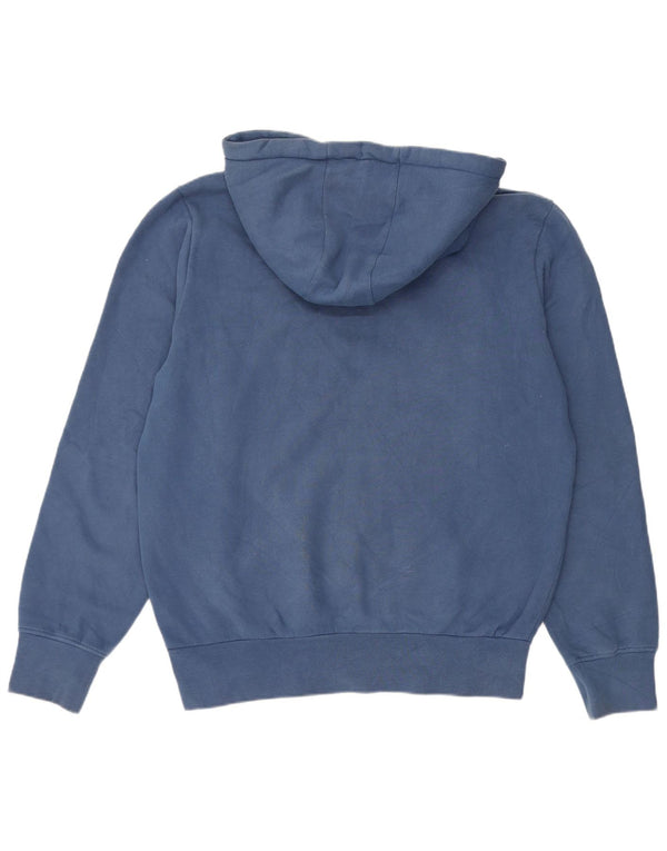 Woolrich Pull à Capuche Graphic Regular Fit Homme Bleu Coton