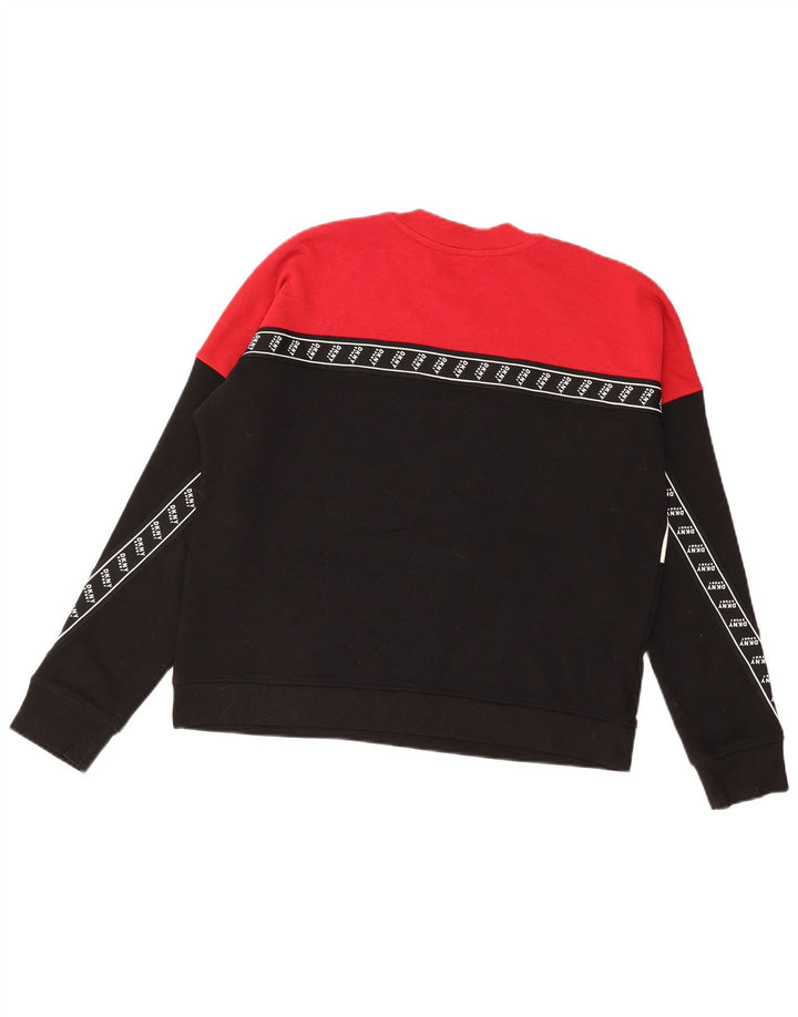 Dkny Sweat-shirt graphique pour femme UK 10 Small Multicolore Colourblock