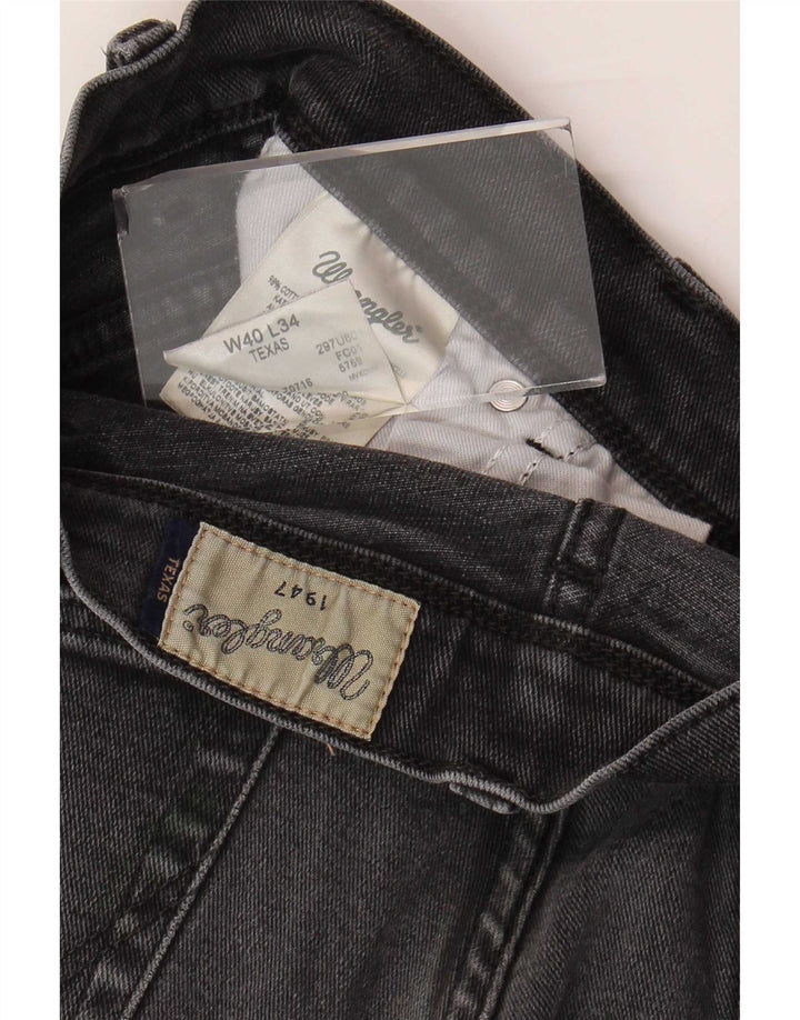 Wrangler Jean Droit Texas Homme W40 L34 Gris Coton