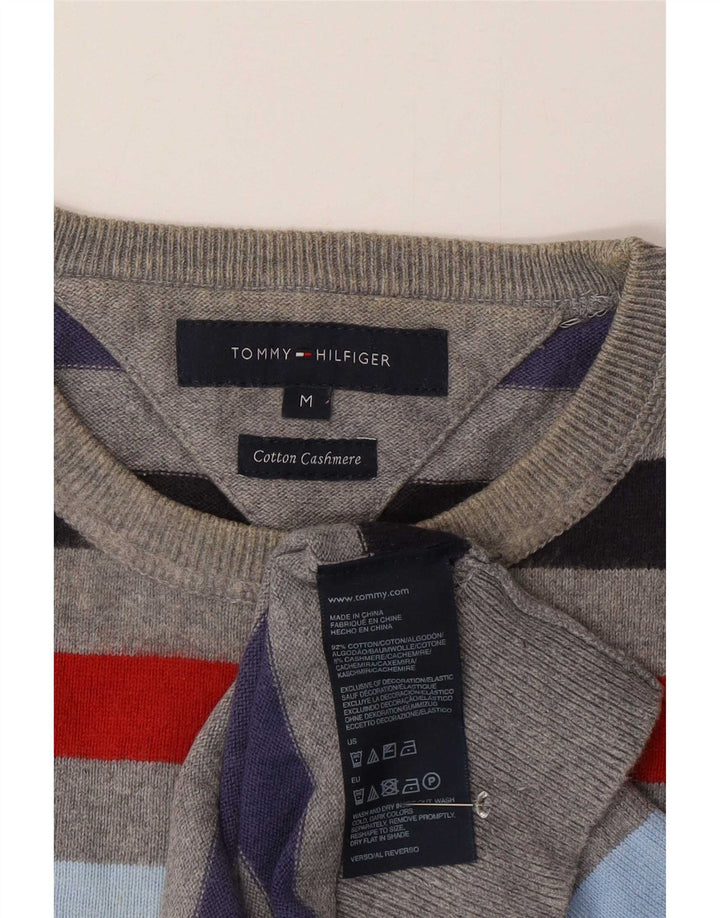 Tommy Hilfiger Pull Ras du Cou Homme Rayé Multicolore Moyen