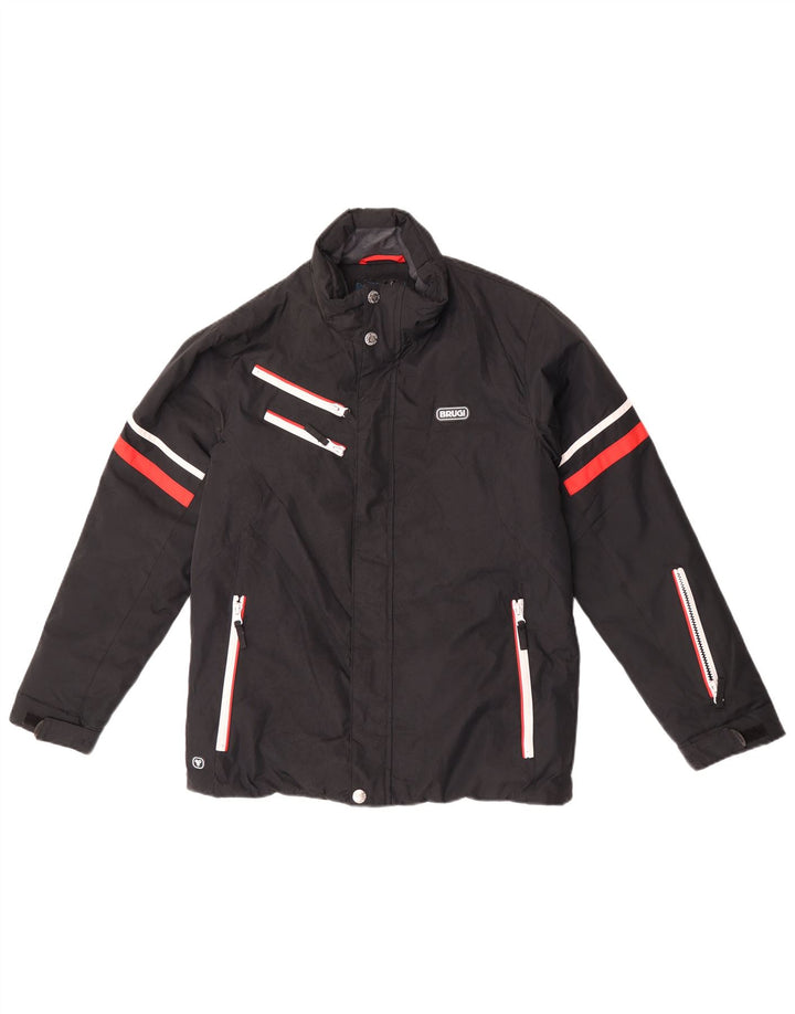 BRUGI Veste coupe-vent garçon 13-14 ans noir rayé