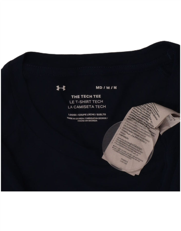 Under Armour T-Shirt Homme Bleu Marine Moyen Polyester